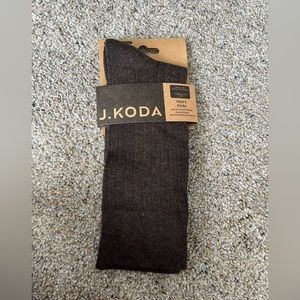 J. Koda men’s dress socks. Brown